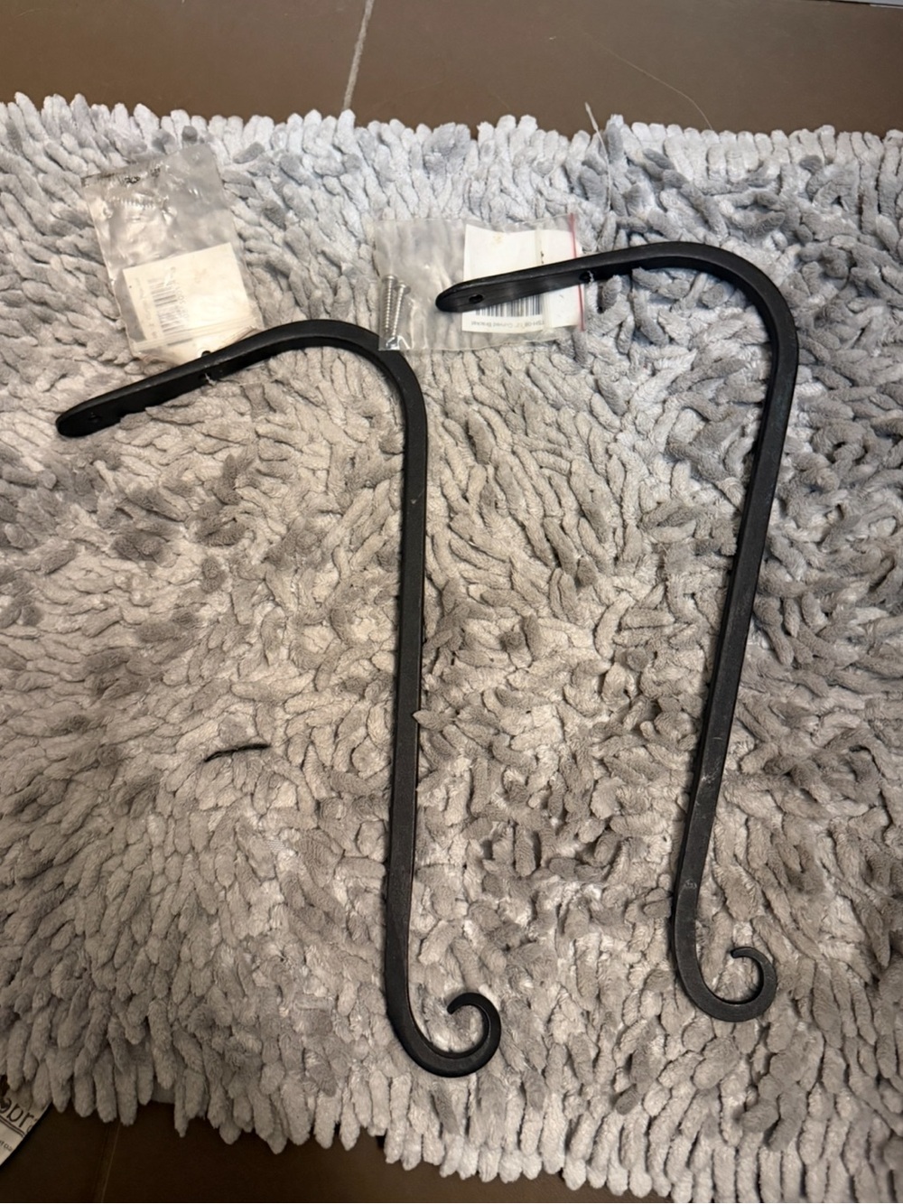 Tachla Designs Hand Hammered Blacksmith Wrought Iron Decor Black Plant Hanger 2 - Picture 5 of 10